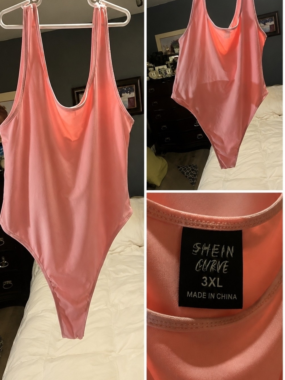 SHEIN Pink Kids One-Piece Bodysuit